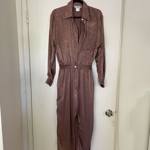 Silk 80s vintage jumpsuit